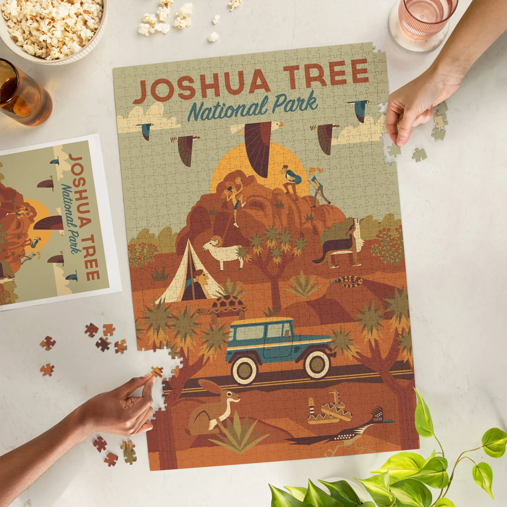 1000 PIECE PUZZLE Joshua Tree National Park, CA Geometric