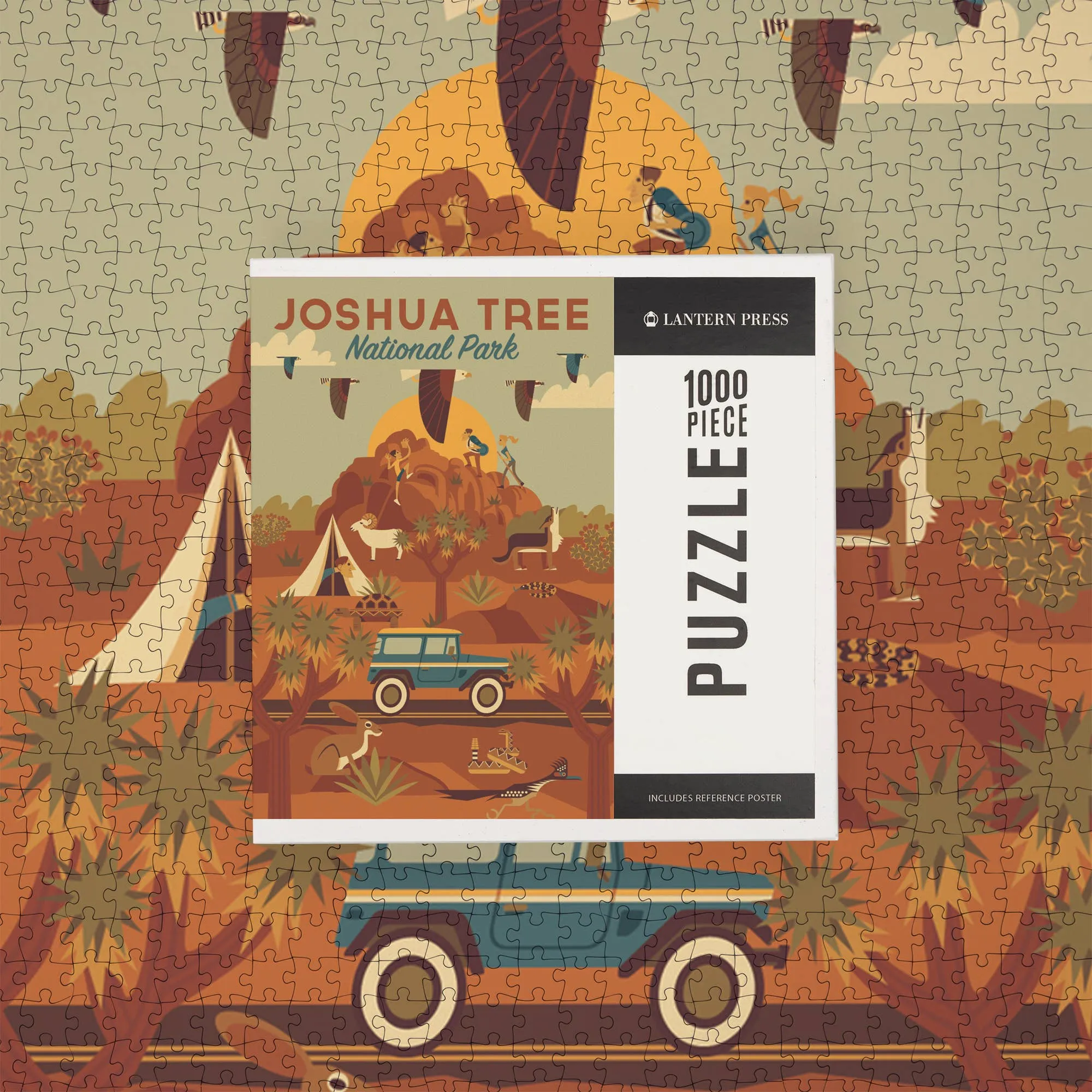 1000 PIECE PUZZLE Joshua Tree National Park, CA Geometric