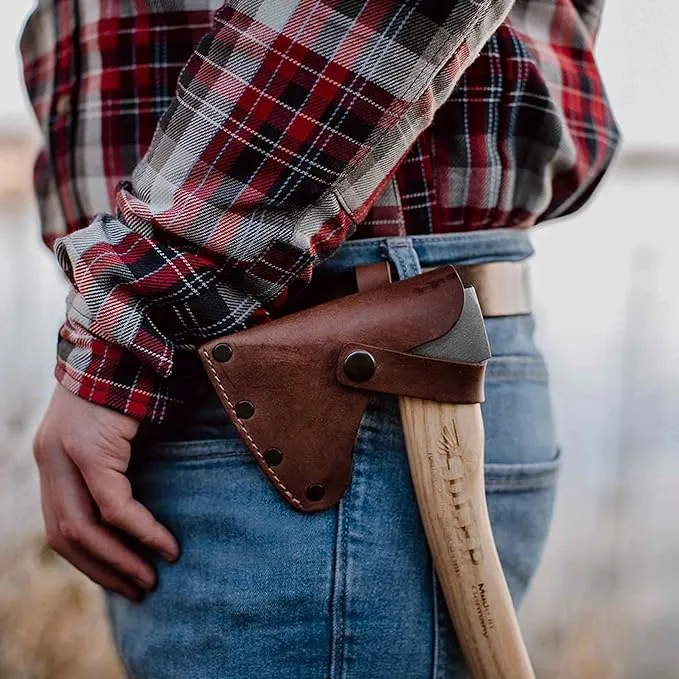 Adler - The Scout, 11.8", German Forged, Compact Hatchet for Camping & Hiking, Anti-Slip Wood Handle