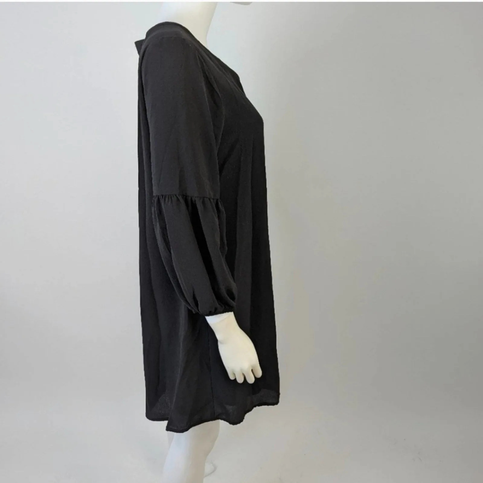 As U Wish Juniors Lantern Sleeve Dress / Medium