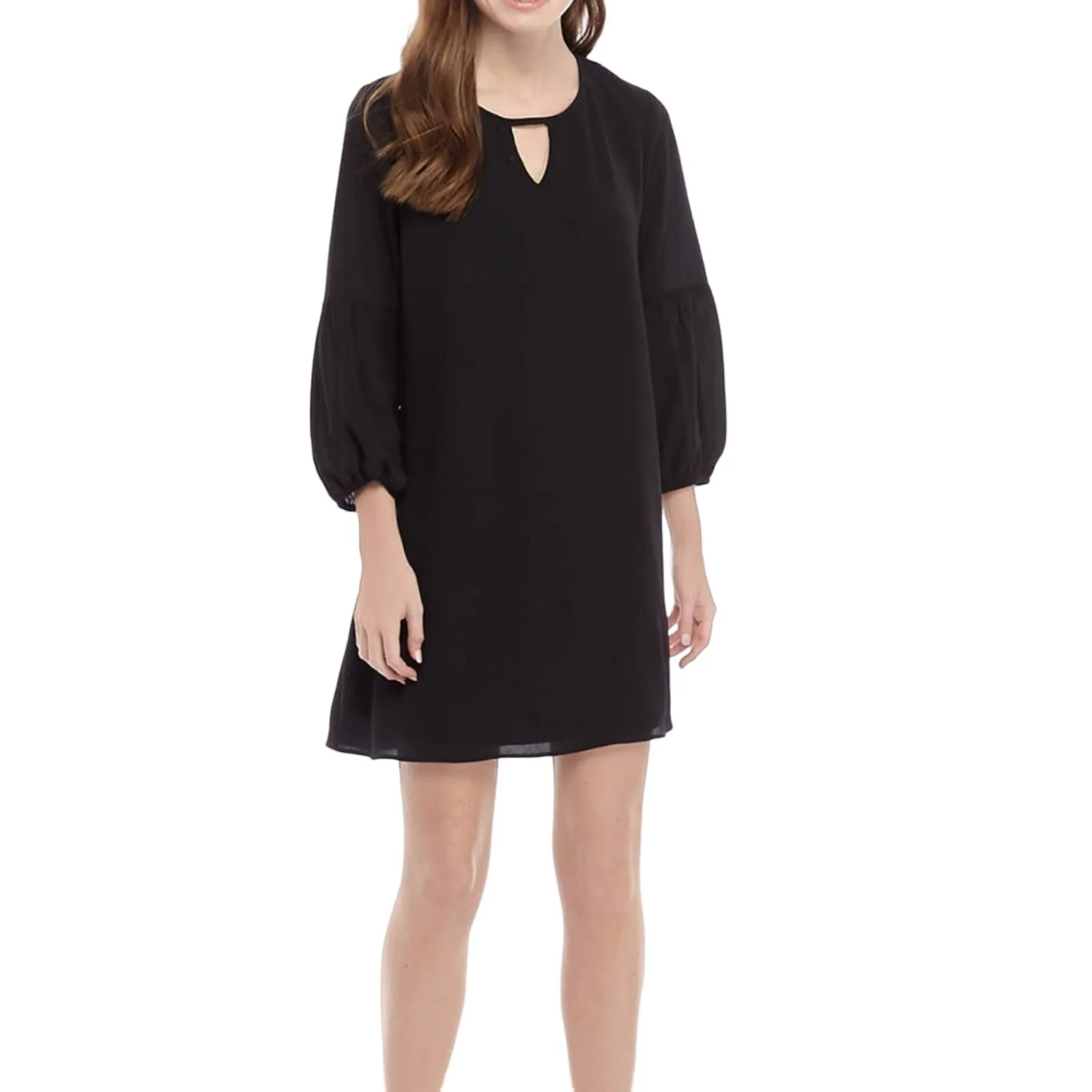 As U Wish Juniors Lantern Sleeve Dress / Medium