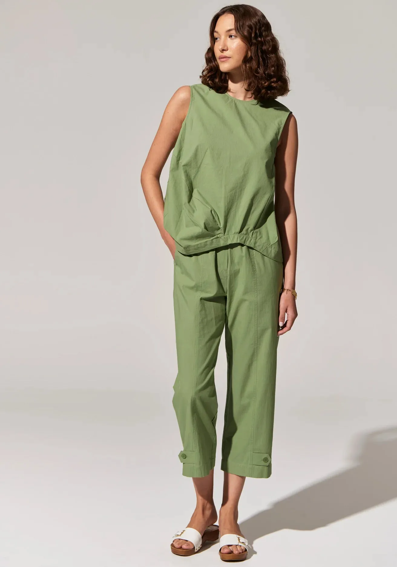 Ava Convertible Pant | Green