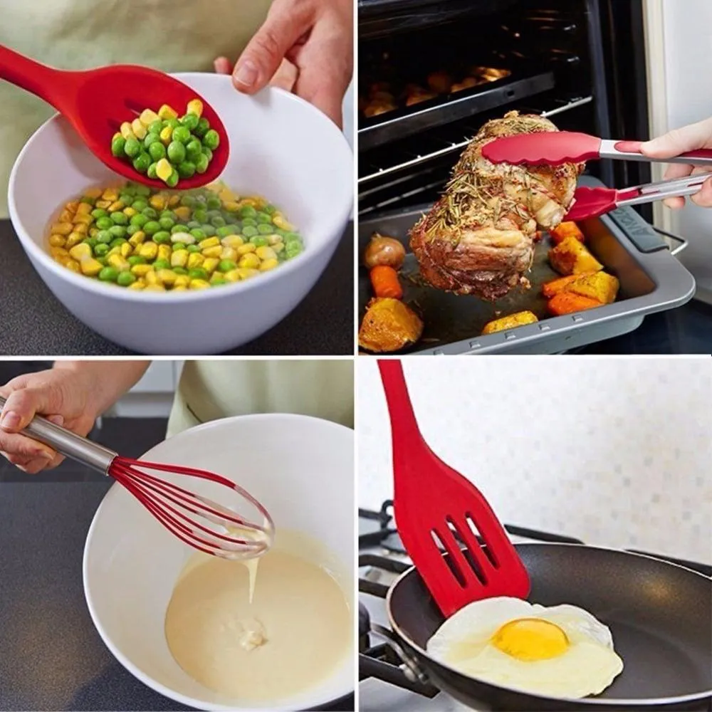 Food Grade Silicone Kitchen Utensils Sets