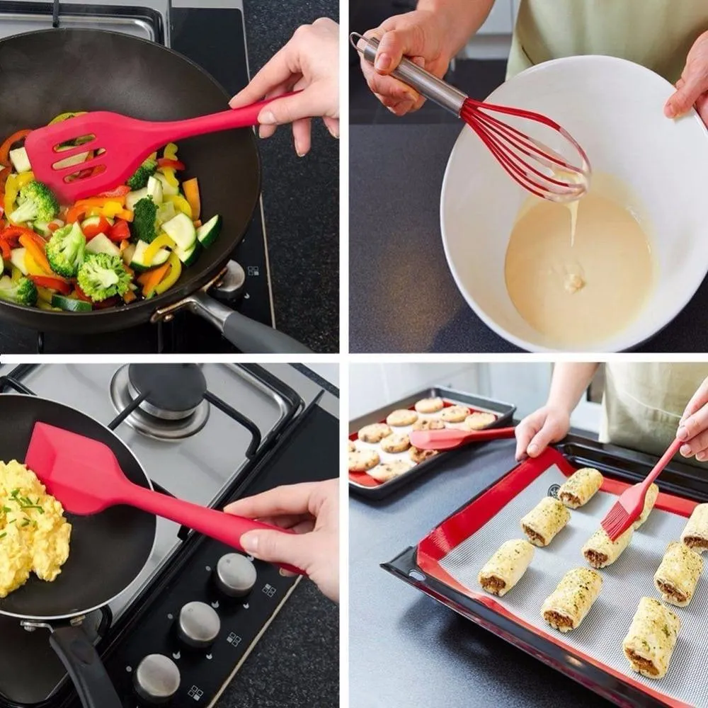 Food Grade Silicone Kitchen Utensils Sets
