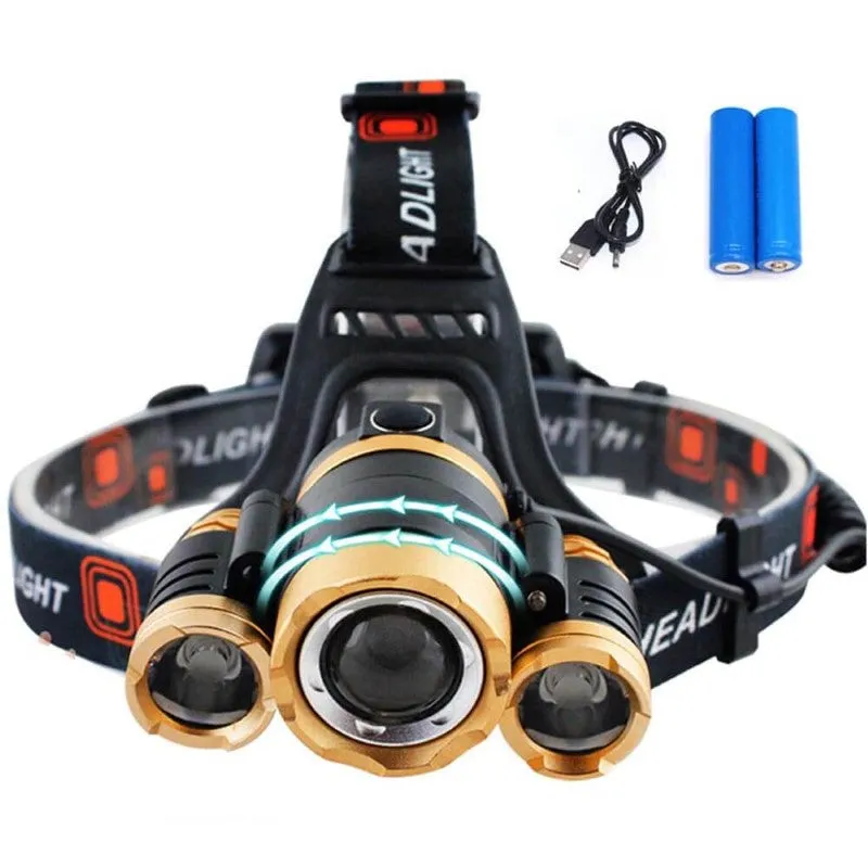 Head Lamp Rechargeable Led Headtorch