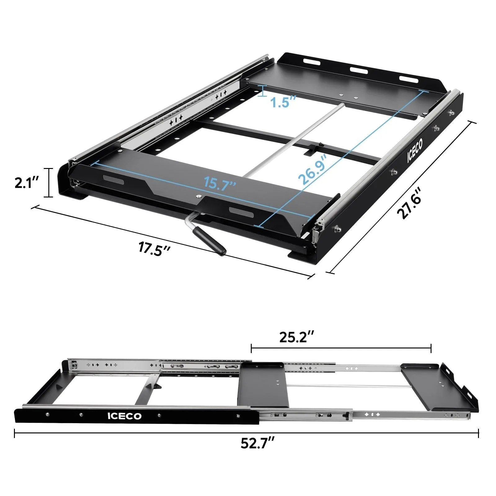 ICECO JPPro/VL45/VL35Pro/VL45Pro Single Zone Slide Mount