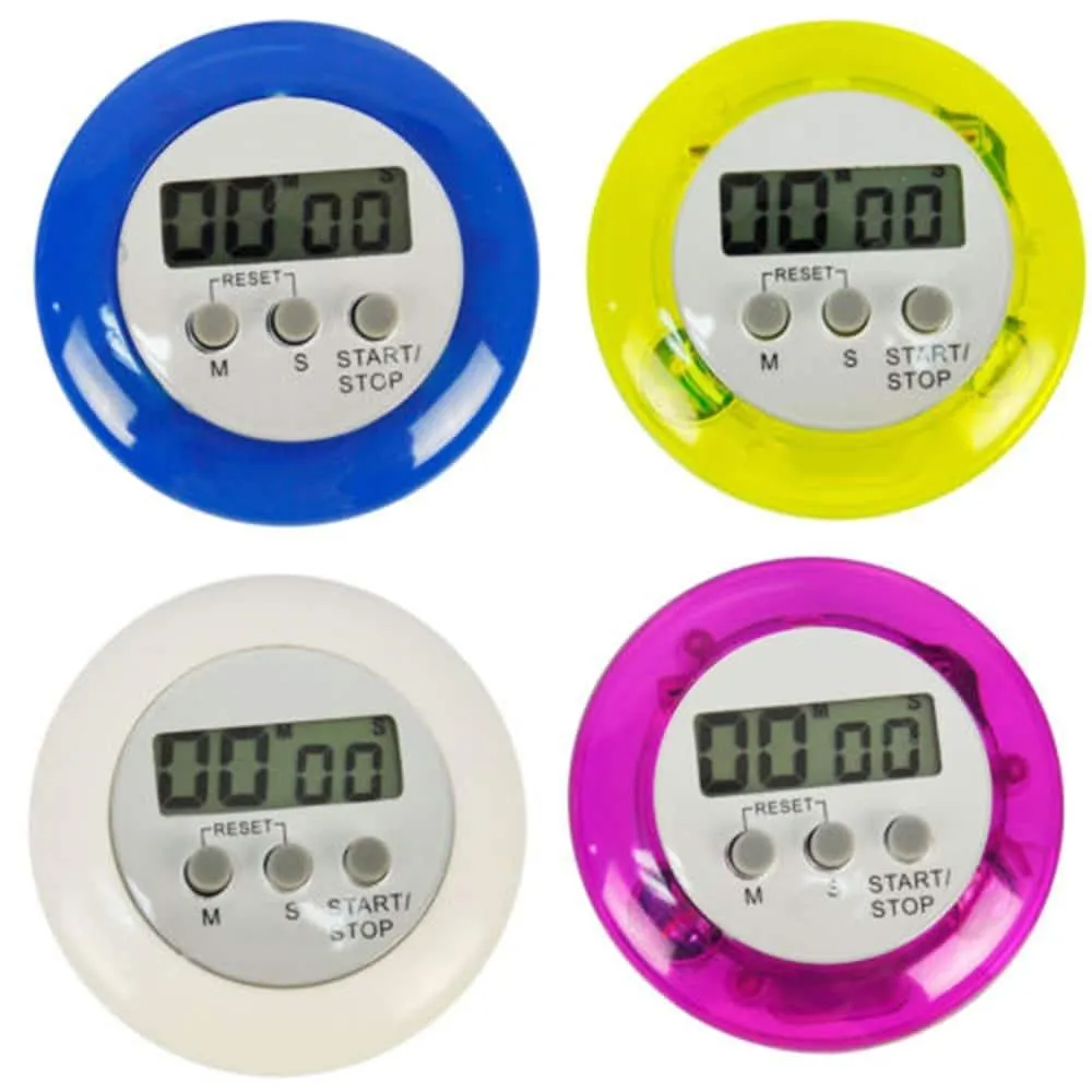 LCD Digital Round Kitchen Timer