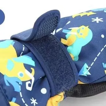 Noel Cartoon Snow Gloves