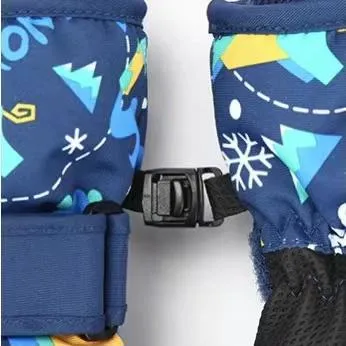 Noel Cartoon Snow Gloves