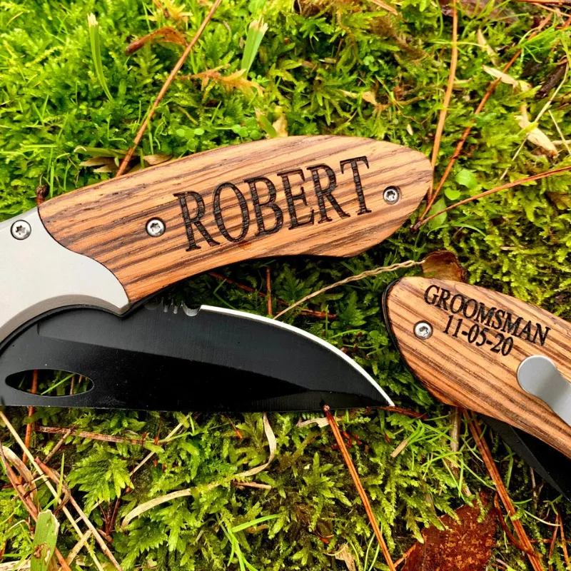 Personalized Knife For Groomsmen