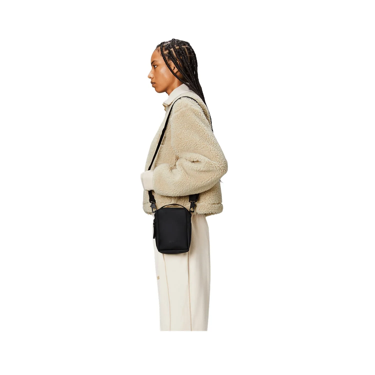 Rains Reporter Box Bag W3 in Black