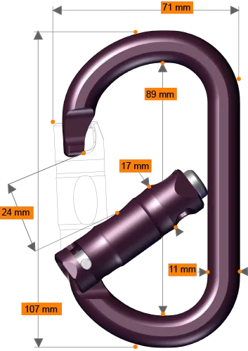 Rocko Carabiner from Rock Exotica