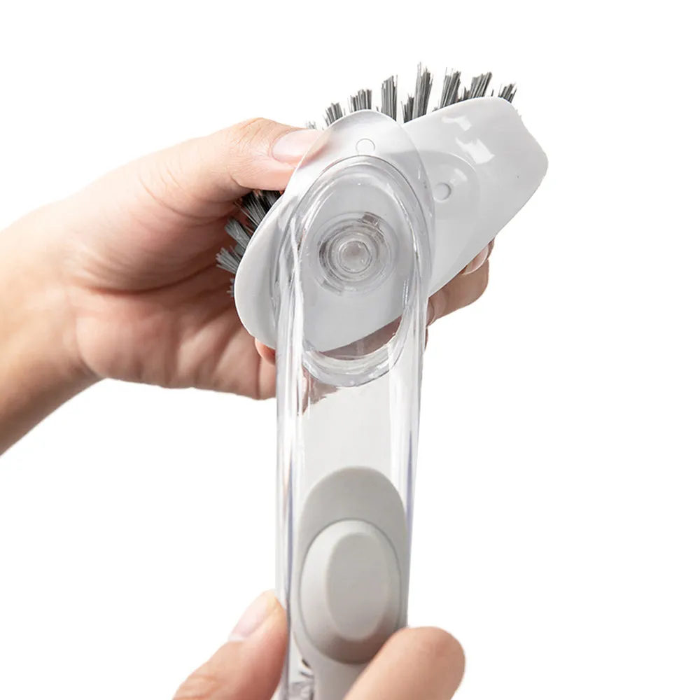 Soap Dispensing Dishwashing Pots and Pans Wand Scrubber