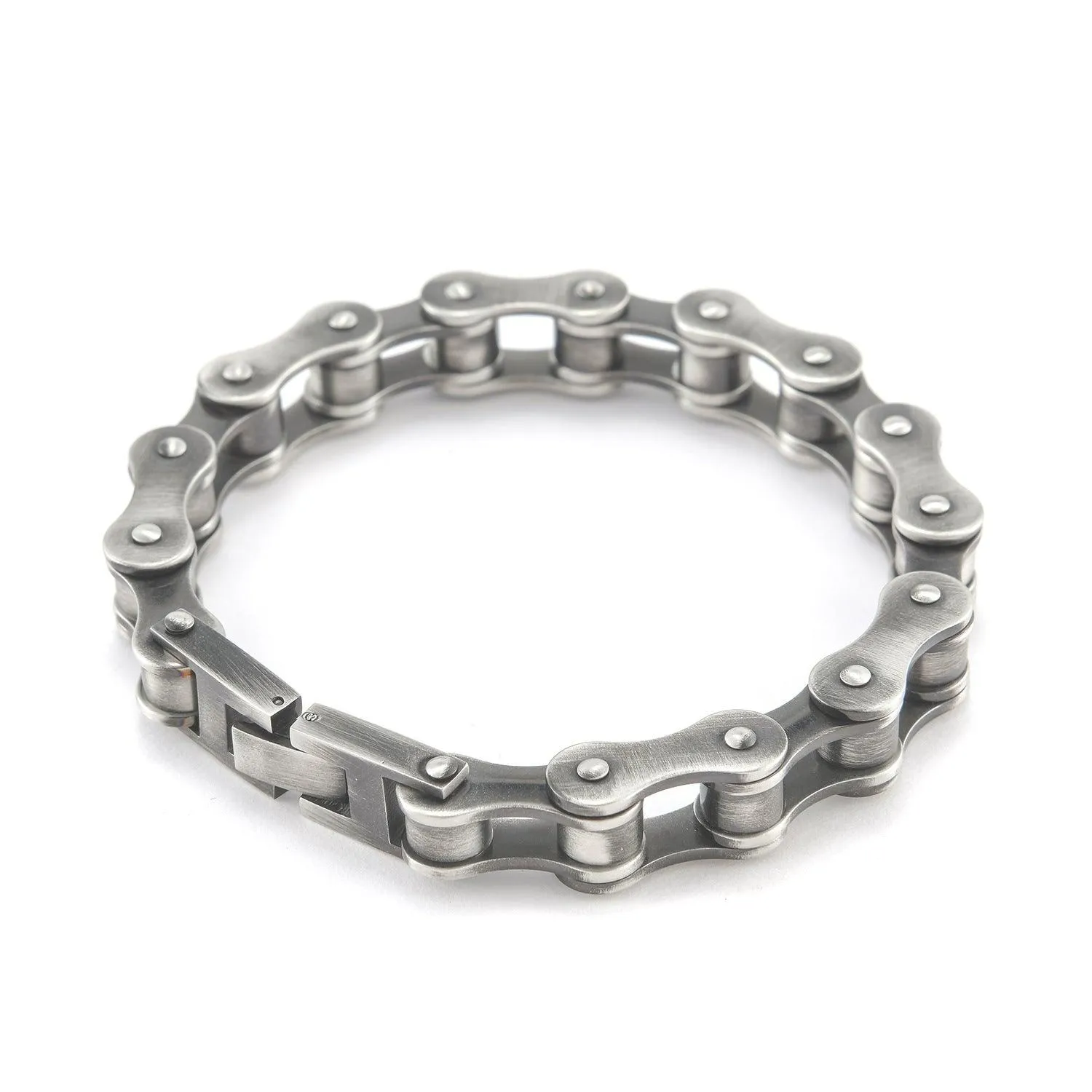 Street Punk Series Vintage Men's Chain Bicycle Bracelet Titanium Steel Bracelet